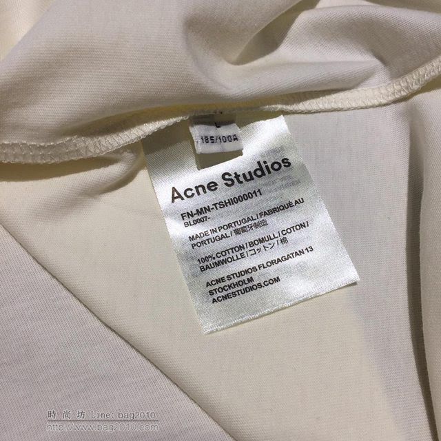 Acne Studios短袖衣 19春夏新款 淺藍色T恤  tzy1677